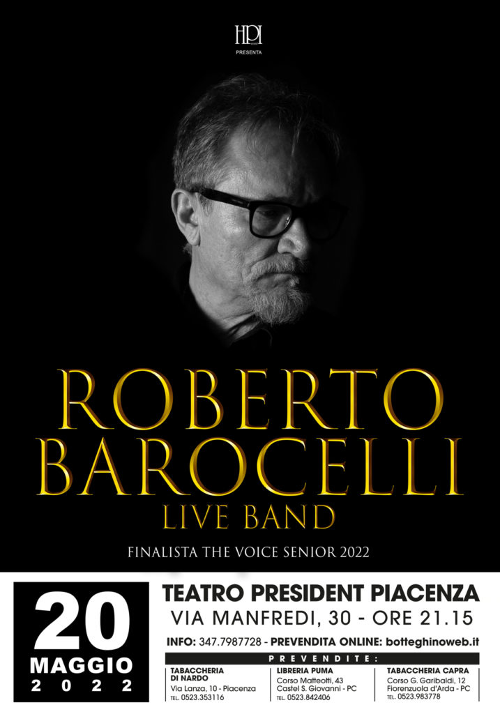 Roberto Barocelli al Teatro President di Piacenza
